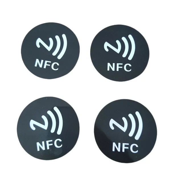 ID 125Khz Rewritable RFID Keyfobs KeyChain EM4305 Token Blank Coy Card T5577 Key Fob Badge Cartoon Round Phone Stickers Tag 1