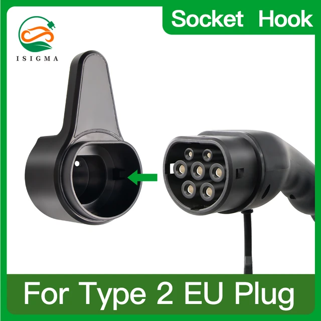 EV Type2 electric car charger holder