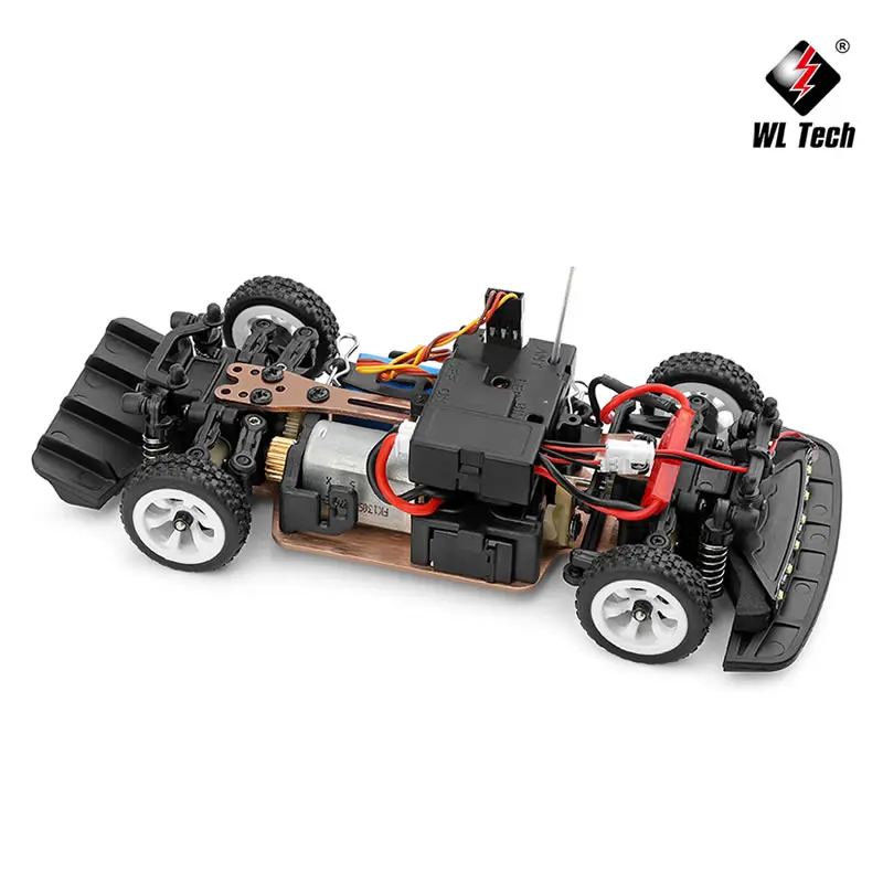 WLtoys WL 284131 1/28 4WD 2.4G Mini RC Racing Car High Speed Off-Road Remote Control LED Light Drift Alloy Truck Toys Kids Gift 6