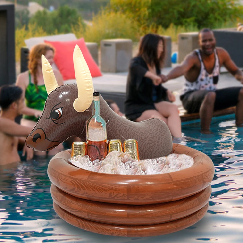 Pool Floats Blow Up Bull For The Pool Water Bull Inflatable Float