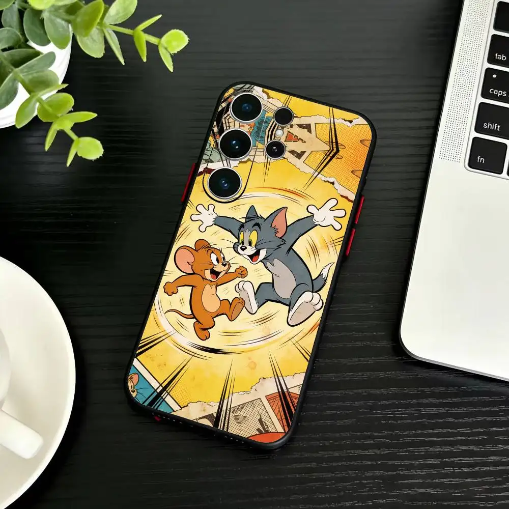 Cartoon Duo Black Soft Phone Case Cover