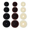 1Pc S M L Black/Brown/Ivory Magic Hair Bun Maker Donut Bagel For Hair Tools Hairpin Hair Accessories For Women Styling Braids 1