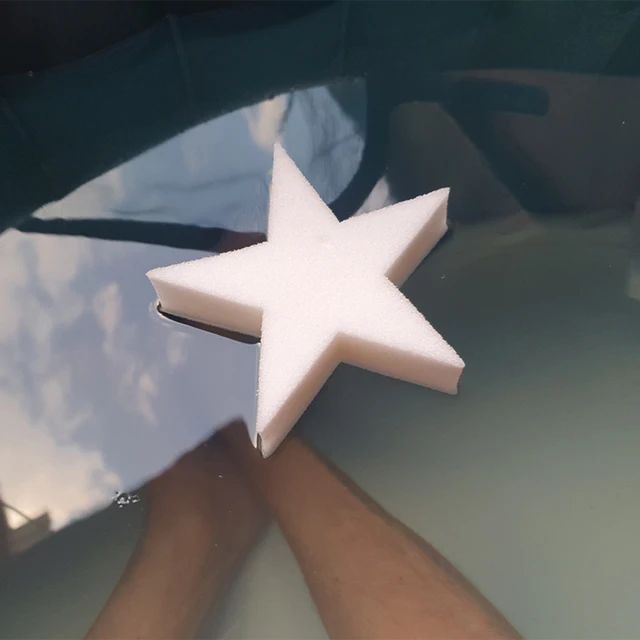 5/10Db Csillag Alakú Tisztítás Szivacs Úszó Olaj Elnyelő Úszómedence Szűrők Scum Kiegészítő - Image 3