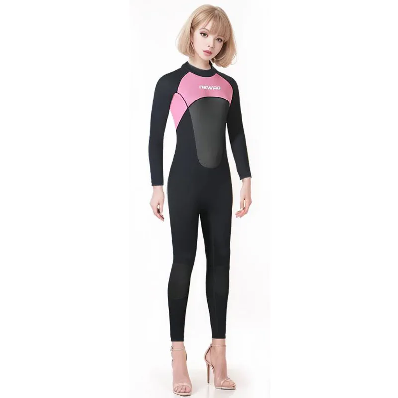 

2MM Diving Suit Short Sleeves Pants Swimwear Neoprene Wetsuit One-Piece Garment Jump Suit For Men Women Swimming Suit
