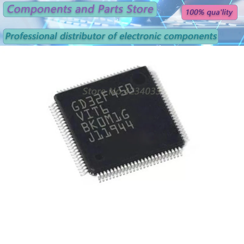 Фото 1-10 шт. GD32F450VIT6 GD32F450VIT GD32F450V LQFP-100 новый оригинальный сток №1