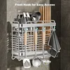 Kitchen Storage Rack Cutlery Cylinder Knife Rack 304 Stainless Steel Rack Chopsticks Spoon Knife Fork Storage Basket 6