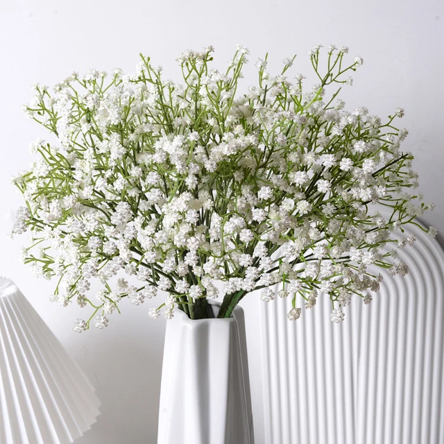 Babys Breath Artificial Flowers  Fake Baby Breath Gypsophila - Artificial  Flower - Aliexpress