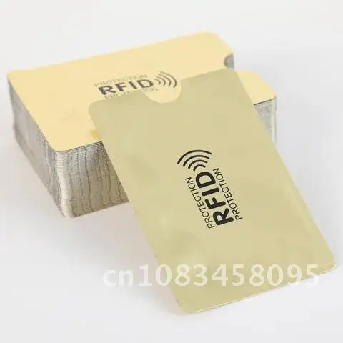 

Metal Credit Cardshell Aluminium Protect Anti Rfid Card Holder NFC Blocking Reader Lock Id Bank Card Holder outer casing