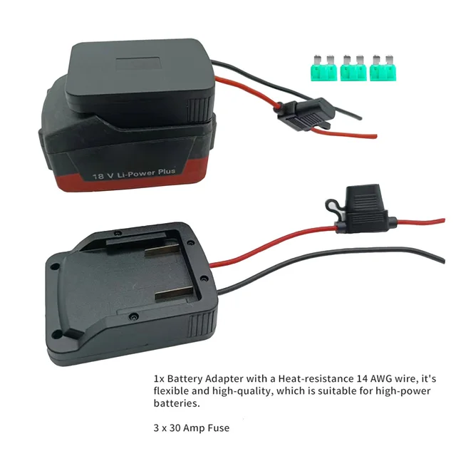 Convertitore Batteria 18V A 20V Per Utensili Elettrici - Adattatore Universale Per Lavorazione Legno - Foto 7