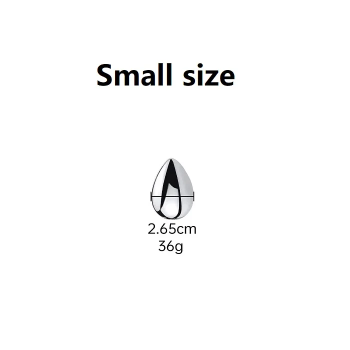 Small medium large 3 balls set metal anal hook beads head butt plug dilator prostate massager insert bdsm sex toy for male