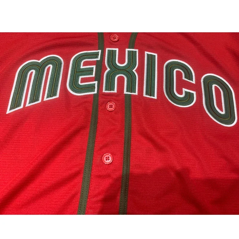 Baseball Jersey Mexico 7 URIAS 56 AROZARENA Japan 16 OHTANI Sewing Embroidery Jerseys Sports Outdoor Red White World WBC