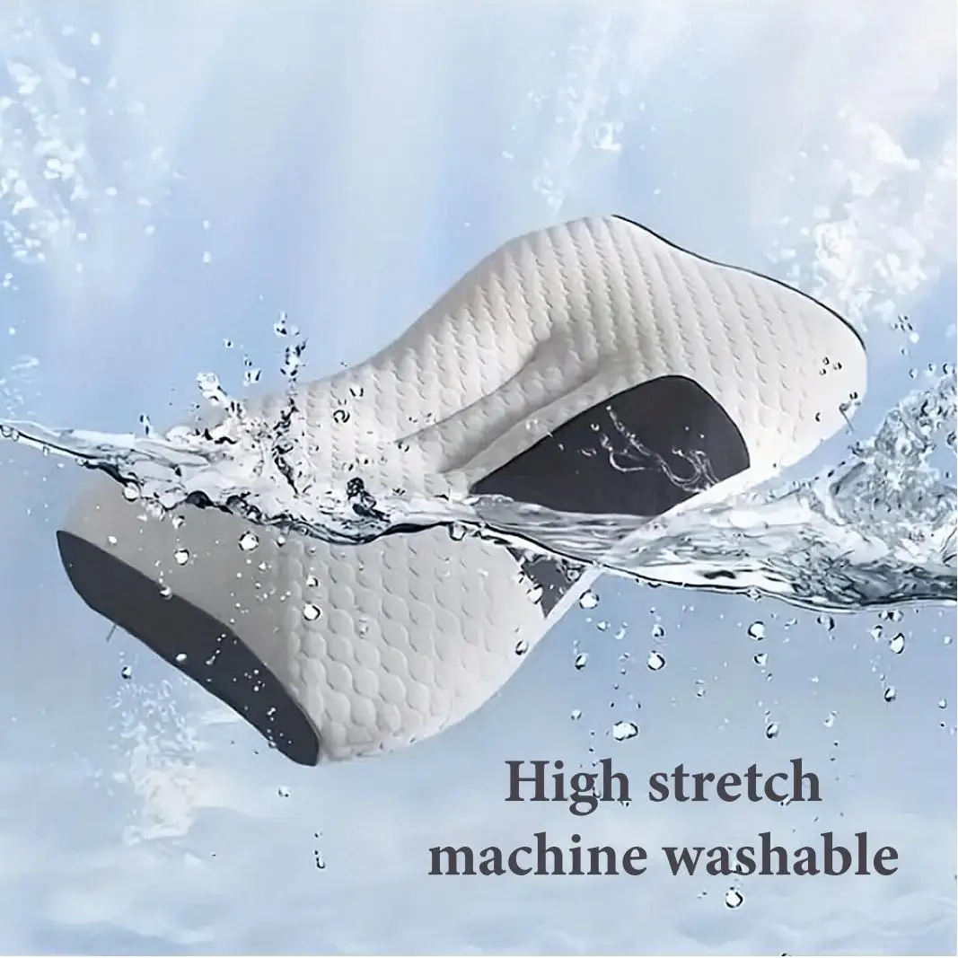 Local warehouse Knitted Massage Neck Pillow For Sleeping Soft, Adjustable Ergonomic Orthopedic Contour Support 5