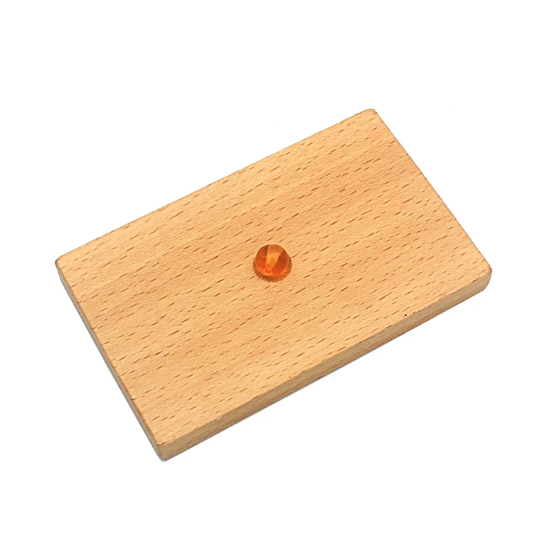 Montessori Math Counting Toys Plastic Gold Pearl Square Beads Colored Beads Wooden Tray Toy Kindergarten Preschool Educational 5