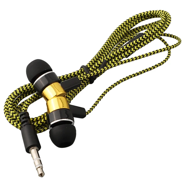 Wired Headphones With Mic In-ear Sports Headphone 3.5 Mm Audio Jack In-Ear Stereo Earbuds Mobile Headphones For Phone Pc parts