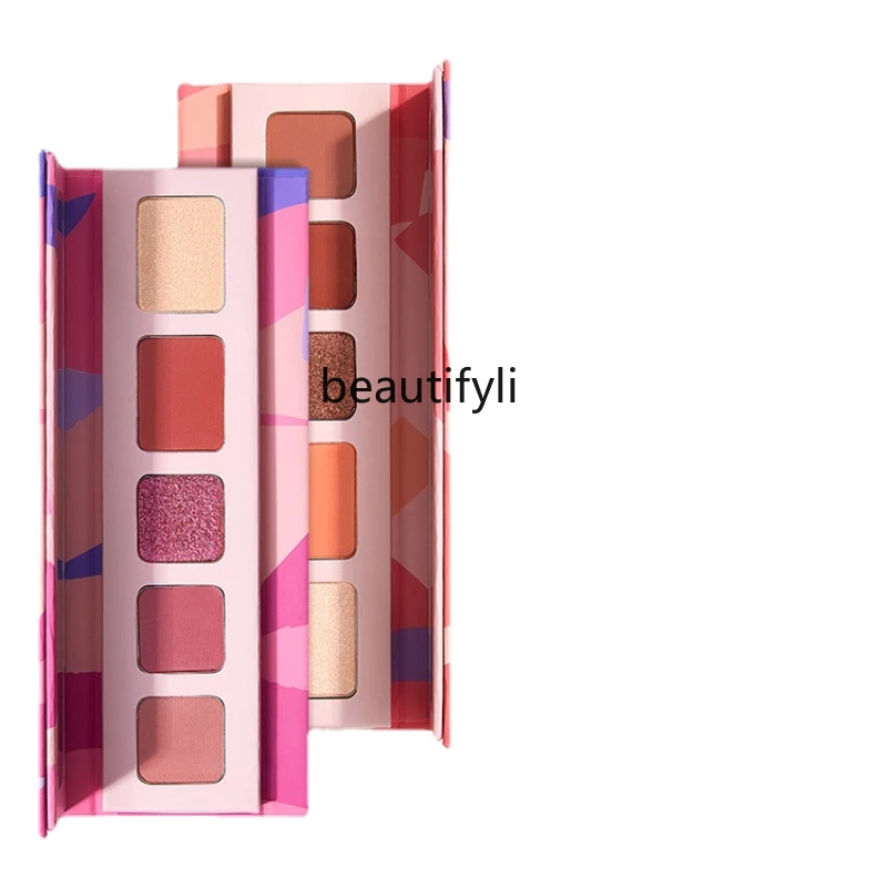 

Flamingo Eye Shadow Plate Blush Highlight Ins Shimmer Matte New Three-in-One Makeup Palette makeup palette