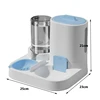 Hot pet feeding and drinking water two-in-one food smooth large-capacity feeding and drinking water bowl cat food bowl dog bowl 6