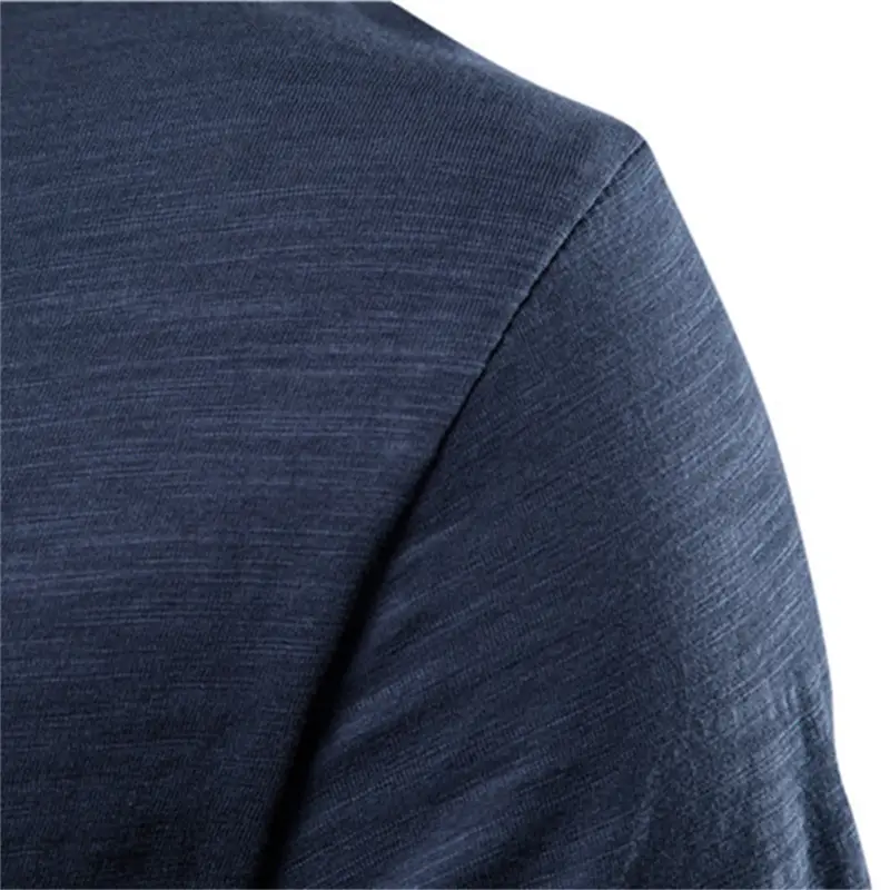 100% Cotton Men T-shirt Casual Soft Fitness Summer Thin T-shirts Men's Home Clothes O-Neck Short Sleeve Soild T Shirt for Men - Image 5