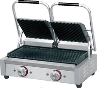 Commercial Griller Machine Sandwich Maker Gas Electric Grills Electric Griddles Burger Panini Grill 1