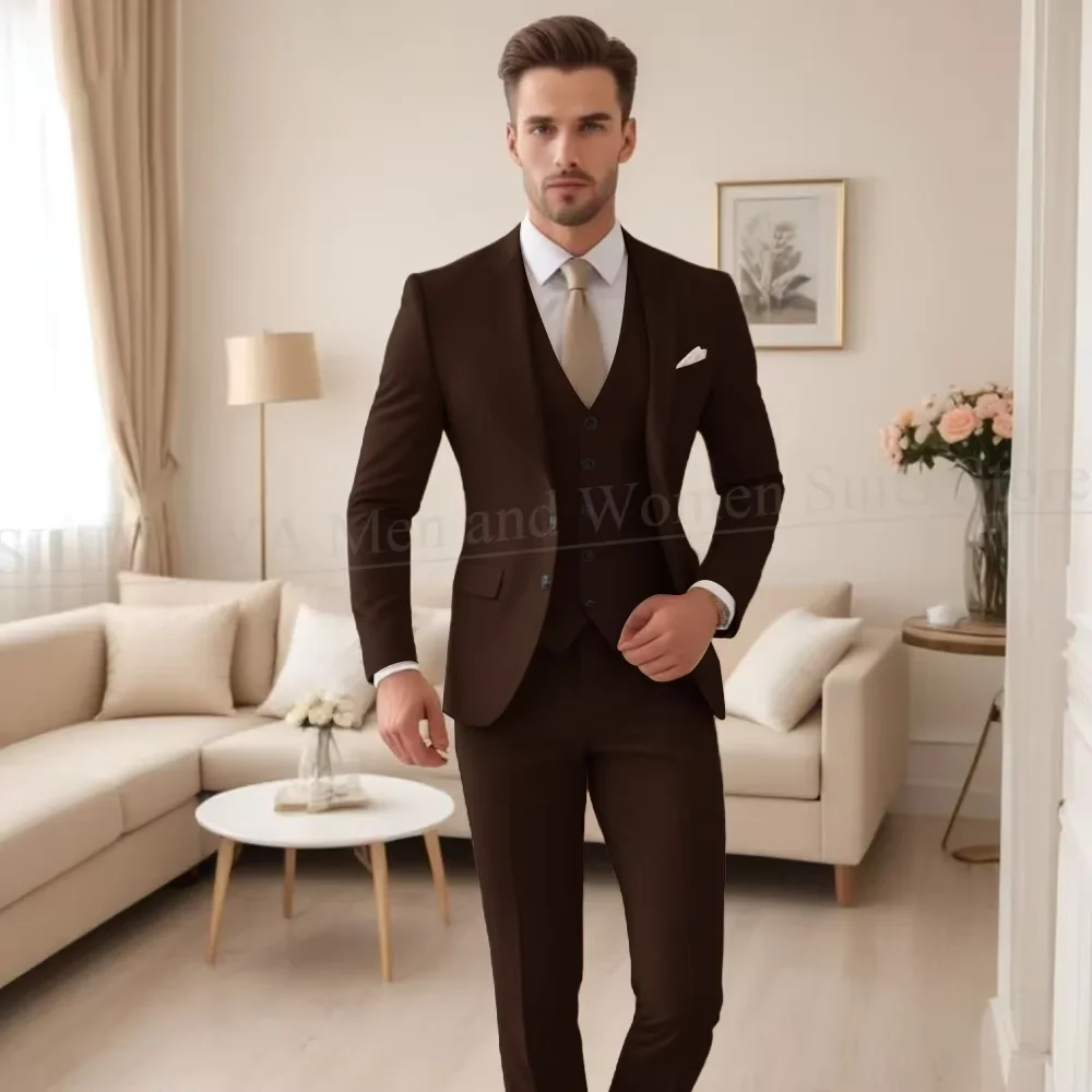 Smoking à simple boutonnage pour hommes