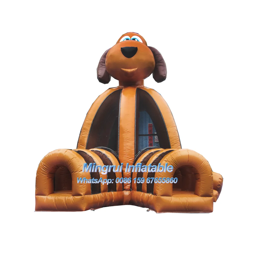 Inflatable Cute Brown Dog  Pug Bouncer House for Kids james brown live from the house of blues