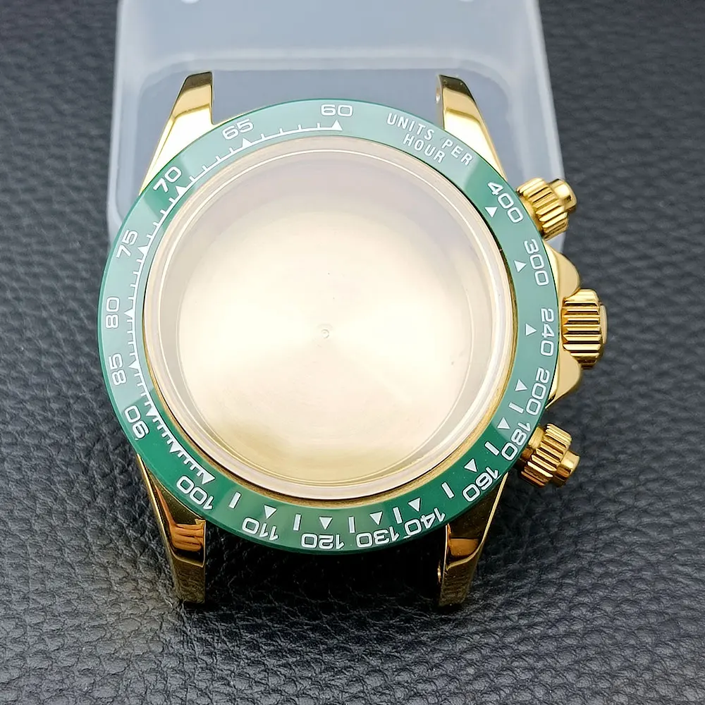 Elegant 39.3mm Silvery/Gold Men's Watch with Steel Case and 20mm Strap Box