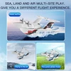 KF603 RC Glider EPP Foam 2.4G 3CH Radio Control Sea And Air RC Plane Water Land Flying Boat Airplane Toys Gift For Boys 3