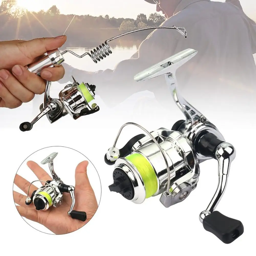 Mini 100 Pocket Spinning Fishing Reel Fishing Tackle Small Spinning