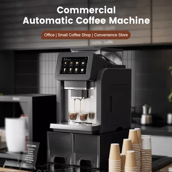 Mcilpoog WS817-Plus 7" Colorful Large Screen Automatic Espresso Coffee Machine with Milk Frother, 21 Flavors for Home and Office 1