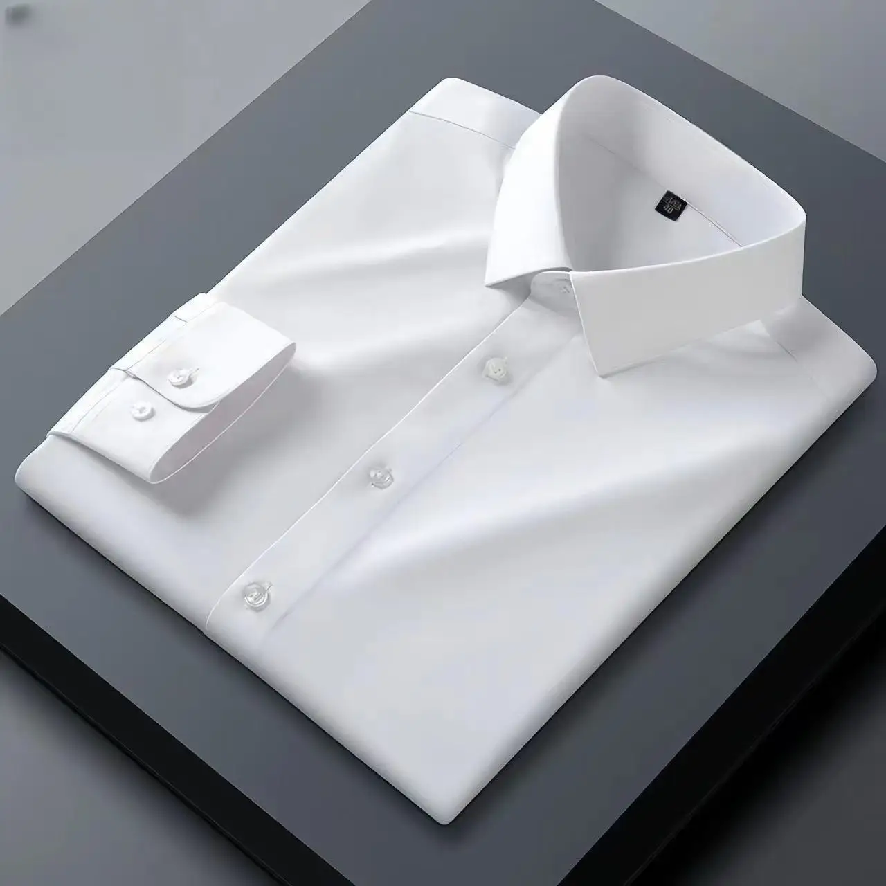 Chemise blanche, manches courtes, chemise à manches longues, vêtements de travail professionnels pour jeunes, chemise décontractée du même style pour hommes et femmes