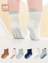 3Pairs/Lot Non Slip Baby Socks Spring Summer Children's Floor Socks Newborn Toddler Boy Girl Socks Cotton Anti-slip Infant Socks
