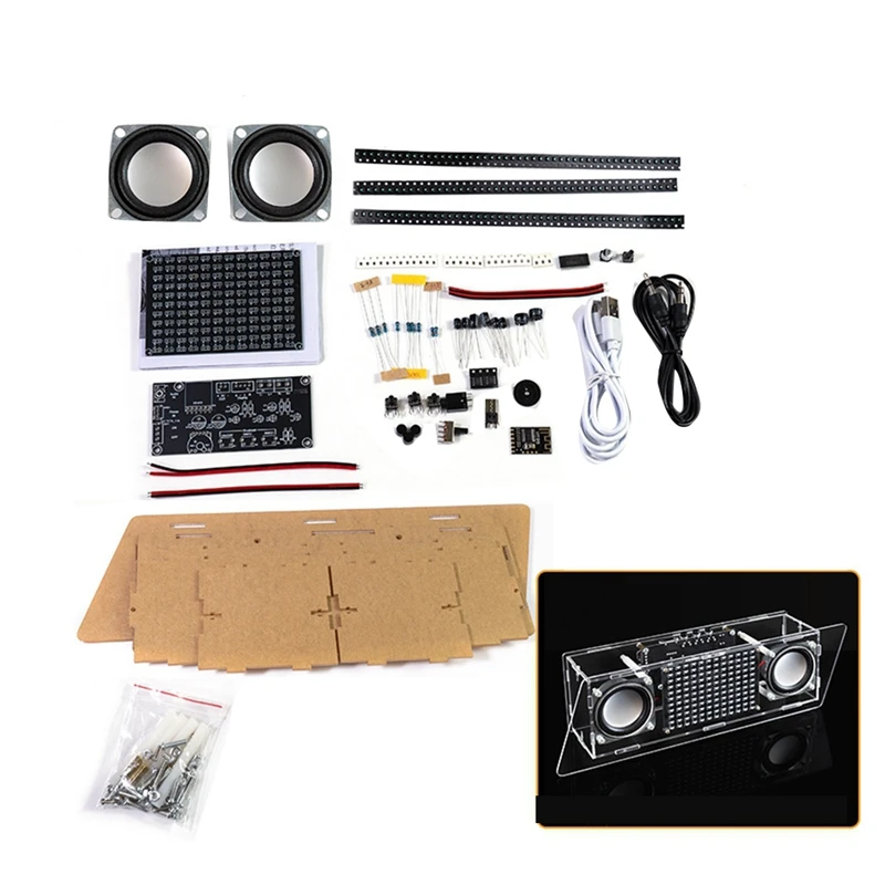 

Dual-Channel Multi-Function Bluetooth Audio Assembly DIY Electronic Kit MP3 Speaker Welding Replacement Parts