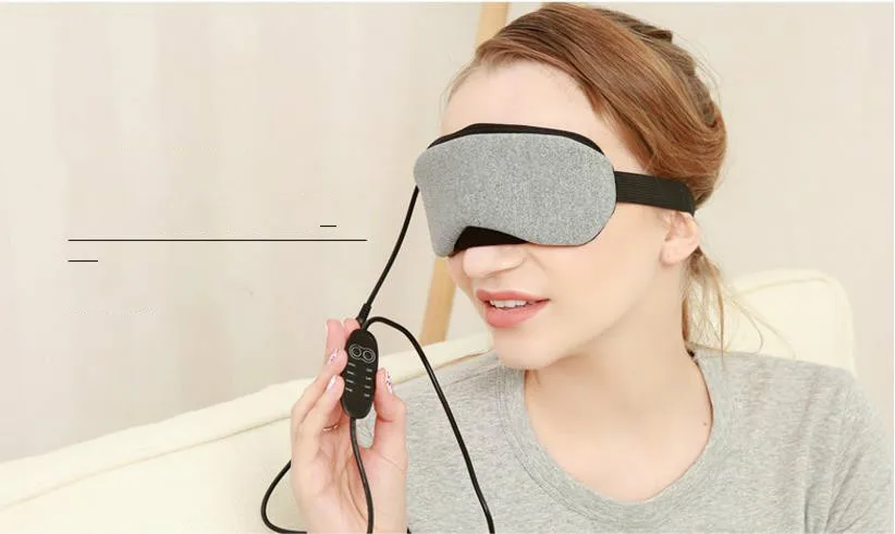 USB heat fever sleep sleep to alleviate fatigue black rim of the eye patch steam heating shading