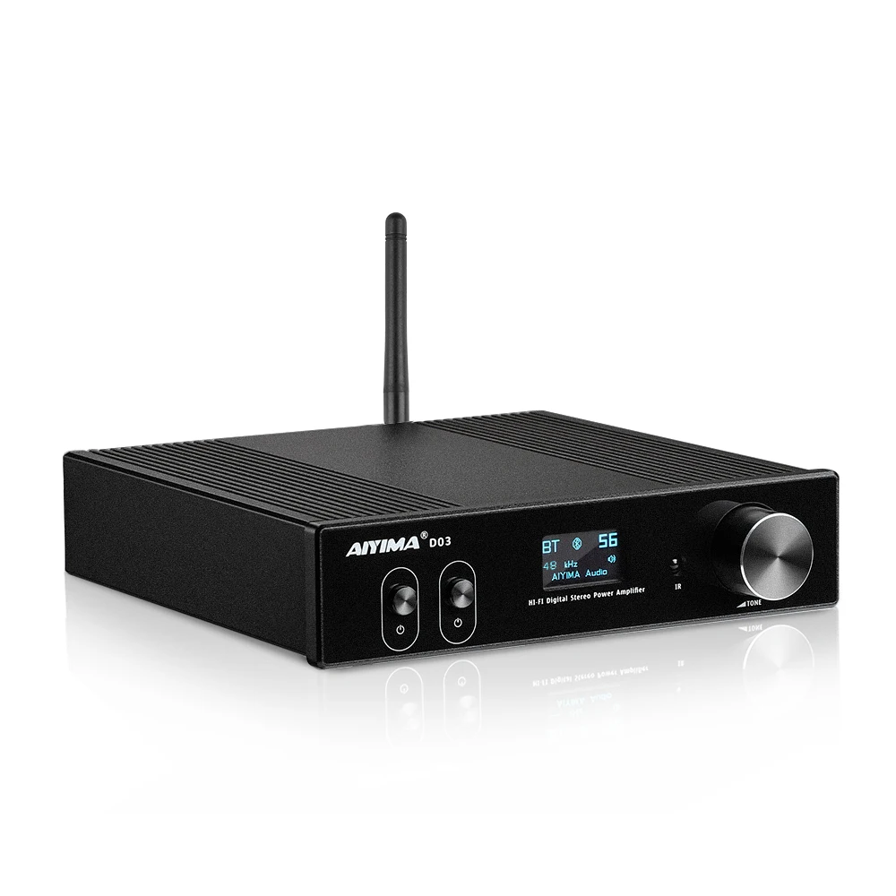 * Ses D03 Bluetooth 5.0 amplifikatör 150Wx2 Stereo HiFi 2.1 kablosuz dijital ses güç Subwoofer ampliampliusb DAC APTX