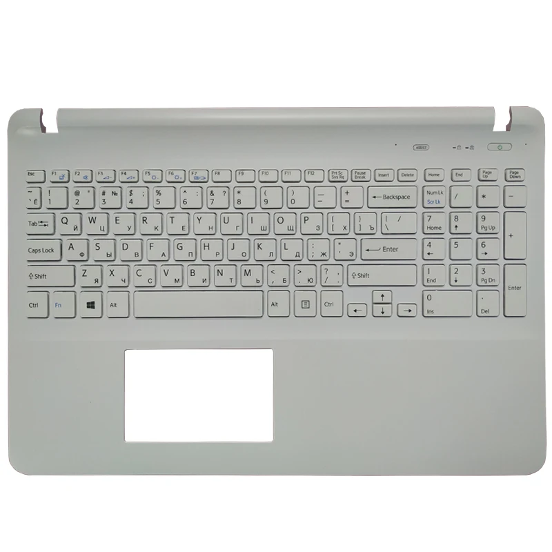 Teclado do Portátil Russo para Sony Vaio Svf152c29u Svf152c29w Svf152c29x Svf152a29l Svf152c29l ru com Tampa Superior - Imagem 3