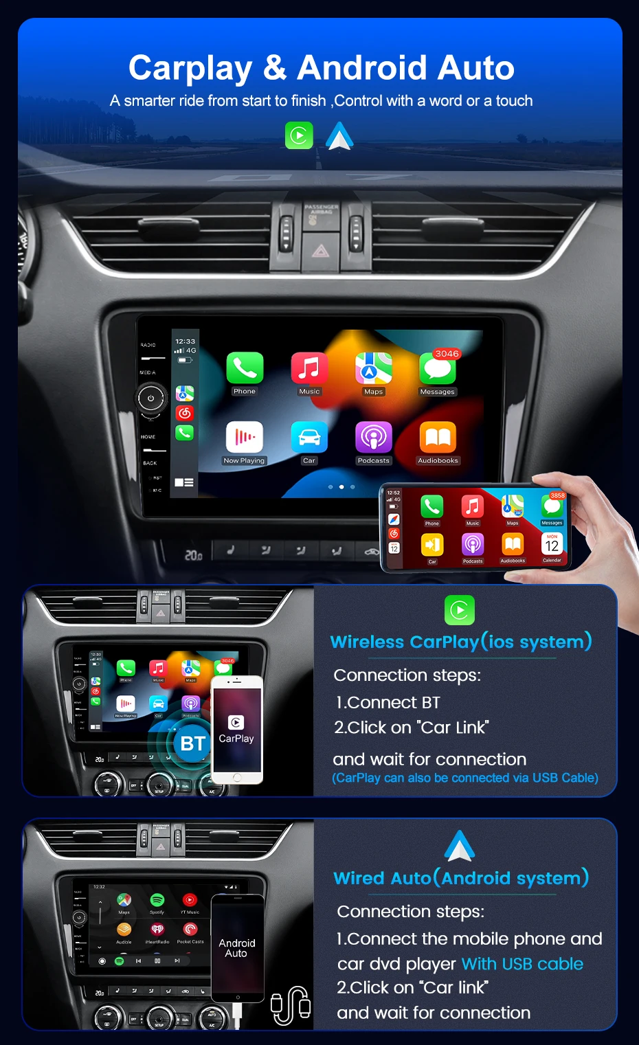 QLED ȵ̵ 12  ý,  3 2010 2011 2012  Ƽ̵ ÷̾, GPS ī÷, ڵ RDS DSP ο 2din