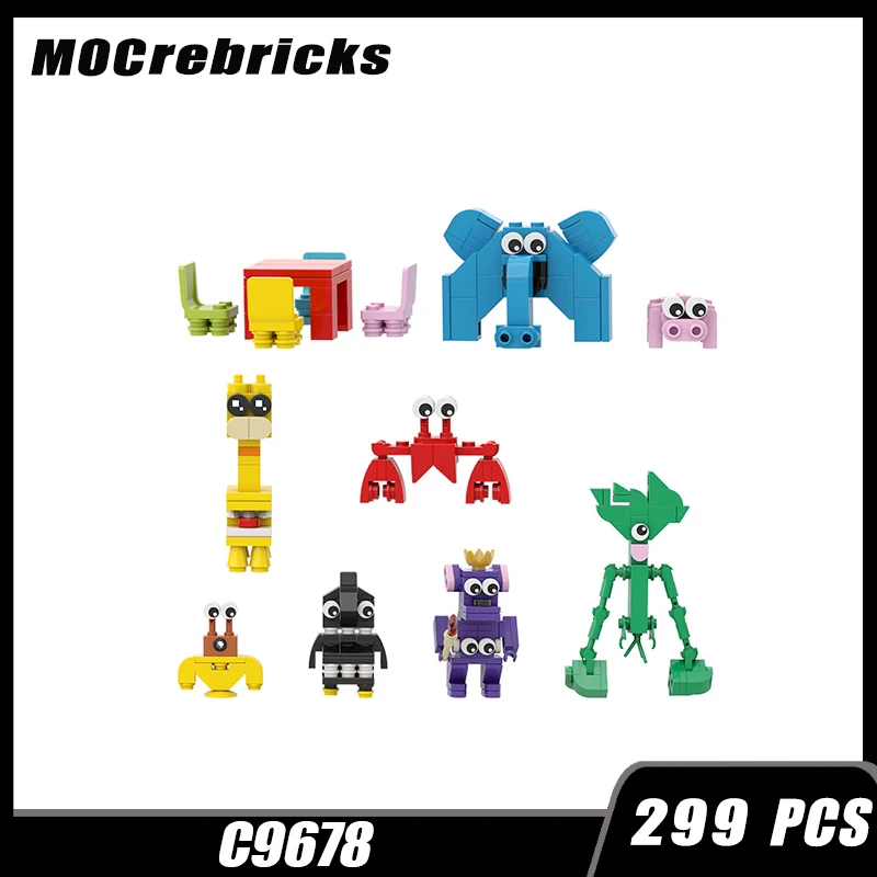 Creativo Moc Mini Cross Border Popolare Animale Anime Dools Building Block Banban Kindergarten Education Puzzle Giocattoli Per Bambini