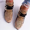 New Spring Leopard Print Shoes for Women Lace-up Non-slip Running Shoes Plus Size Round Head Platform Causal Shoes Zapatos Mujer 5