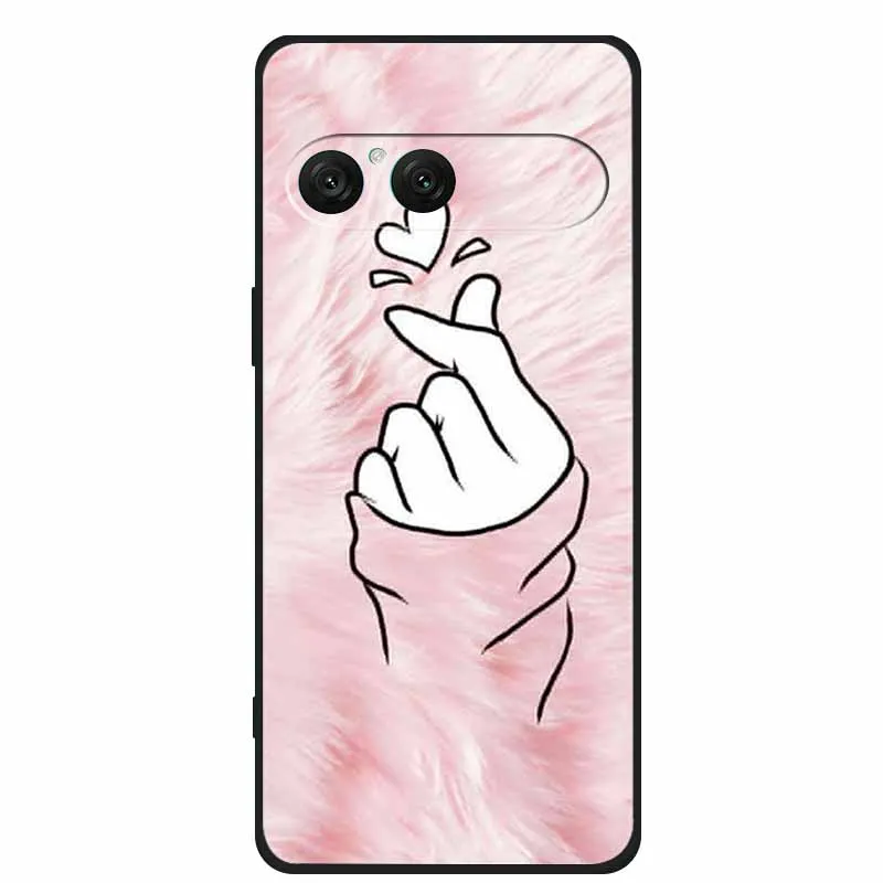 Sleek Black Silicone Soft Back Cover - Stylish Phone Protection Shell