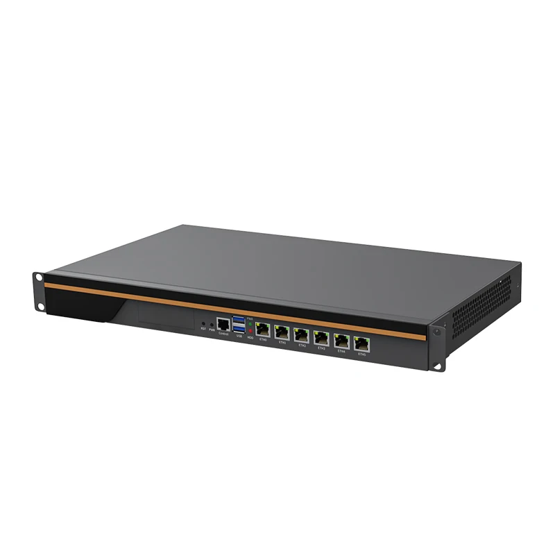 1u Rackmount Firewall-Apparaat 12e Intel Core I9 12900 I7 12700 I5 12400 I3 12100 6 Lan Zachte Router Pfsense Opnsense Mikrotik