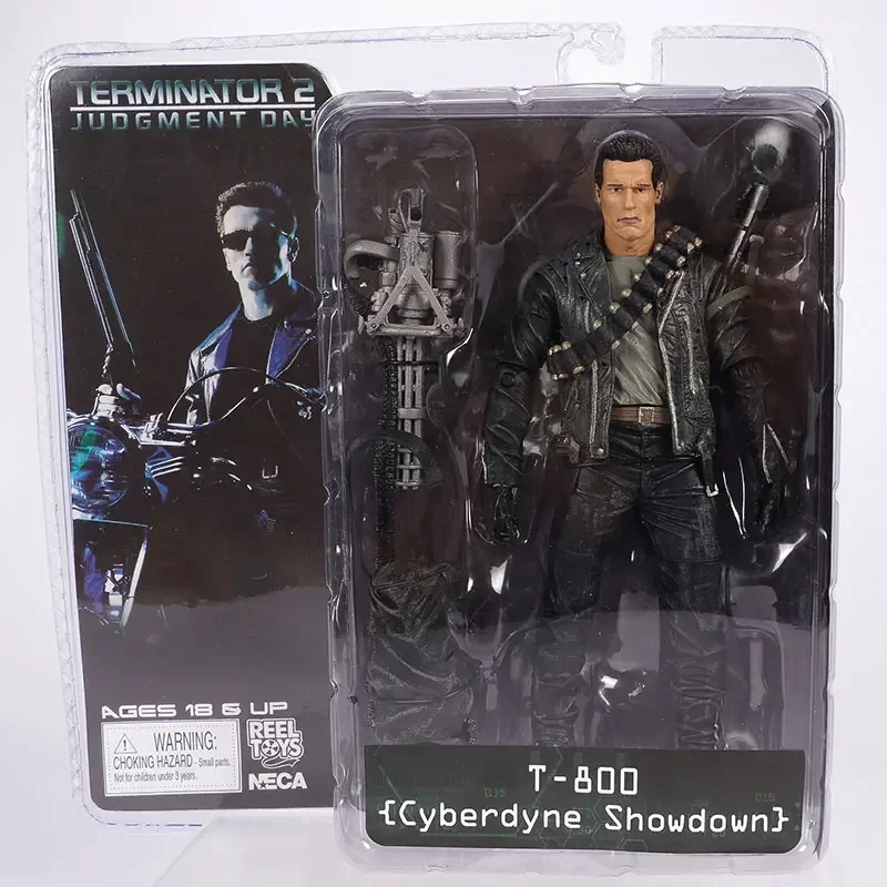 Necaターミネーター2審判の日T-800内骨格T-1000 pvcアクション