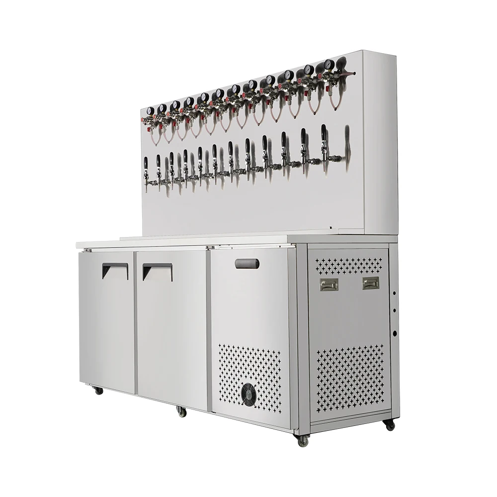 Air Cooling Beer Refrigerator Beer Cooler Pub Equipment Beer Freezer Beer Keg Beer Equipment Beer Coolering Machine For Hotel