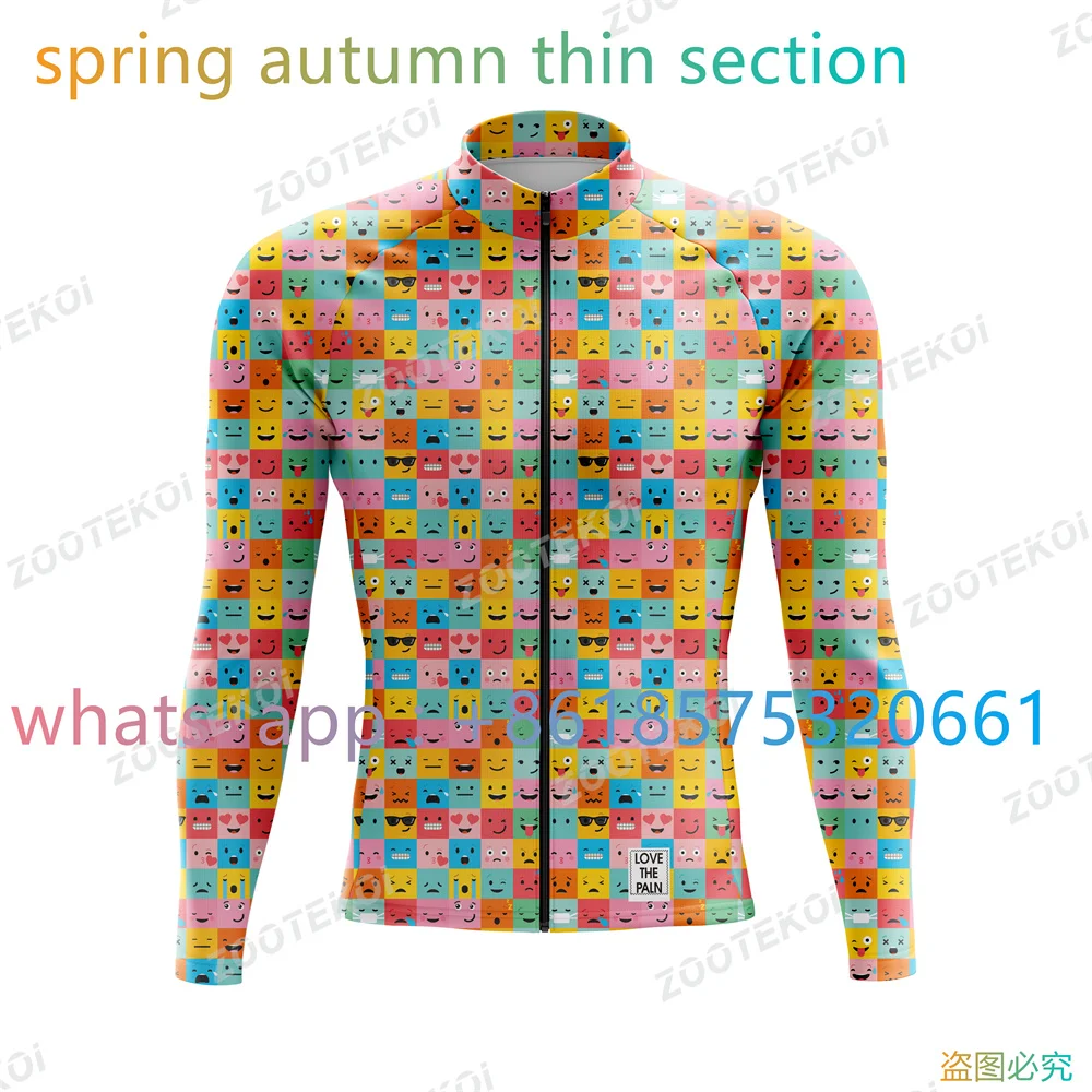 

Love The Pain Men Cycling Jersey Summer Cycling Long Sleeve Bicycle Breathable Thin Long Sleeve Spring Autumn Usa Cycling Top