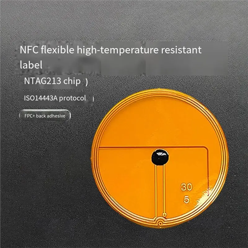 [LXYA68Z] 미니 RFID 스티커 10개 13.56Mhz 마이크로 NTAG213 칩 ISO-14443A FPC 전자 태그 Mhz