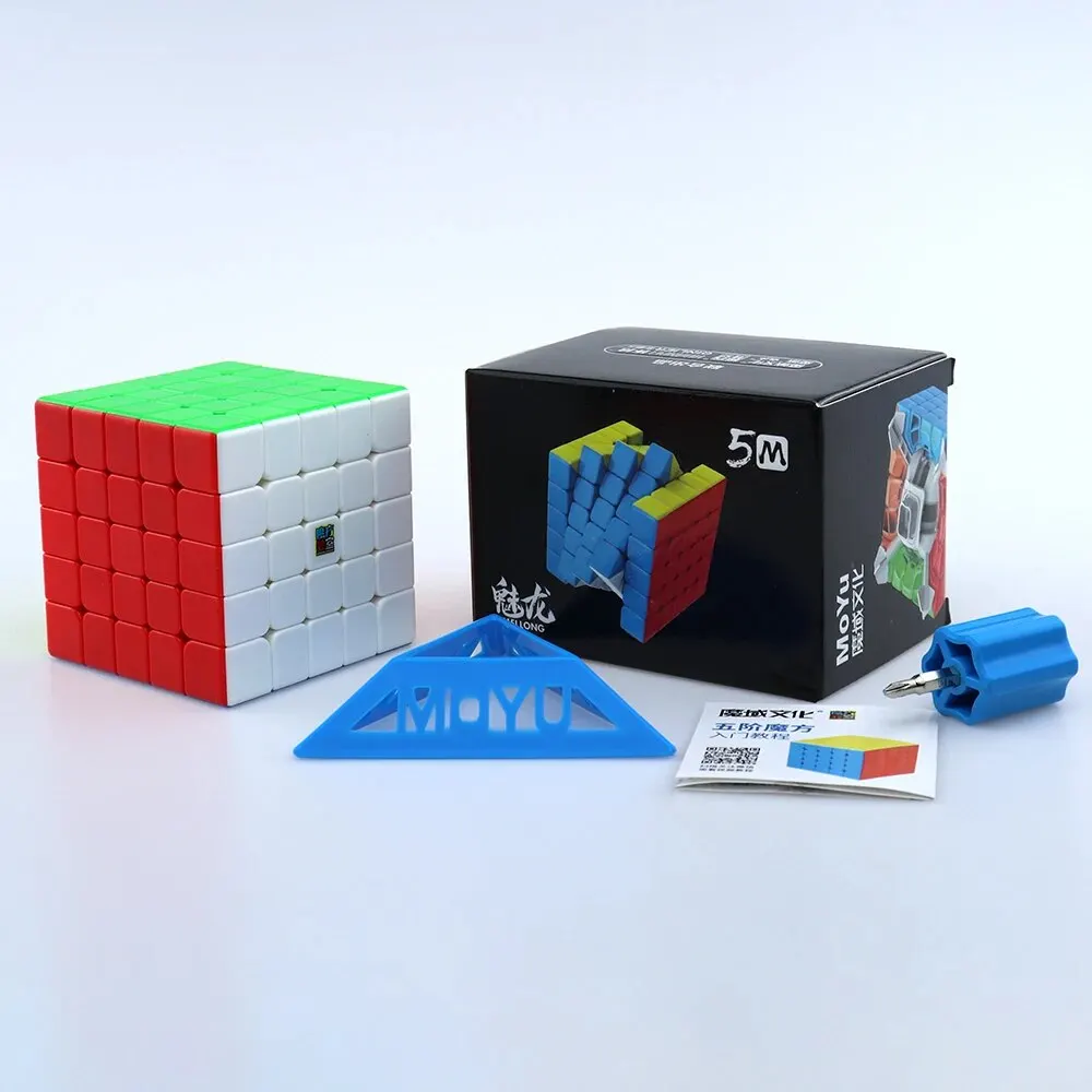 MoYu Meilong Magnetic Series 2x2 3x3 4x4 5x5 Magic Speed Cube Meilong 2M 3M 4M 5M Pyraminx M Fidget Toys Stress Reliever Toy 4