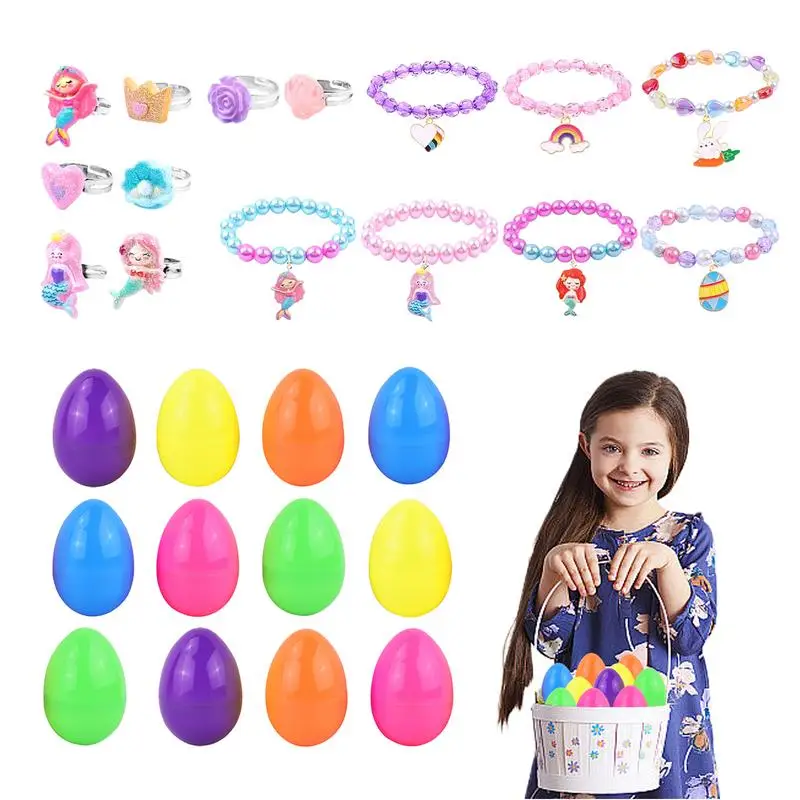 

Prefilled Easter Eggs With Toys Bright Bracelets For Easter Egg Prefilled Girls Easter Eggs For Kids Boys Children