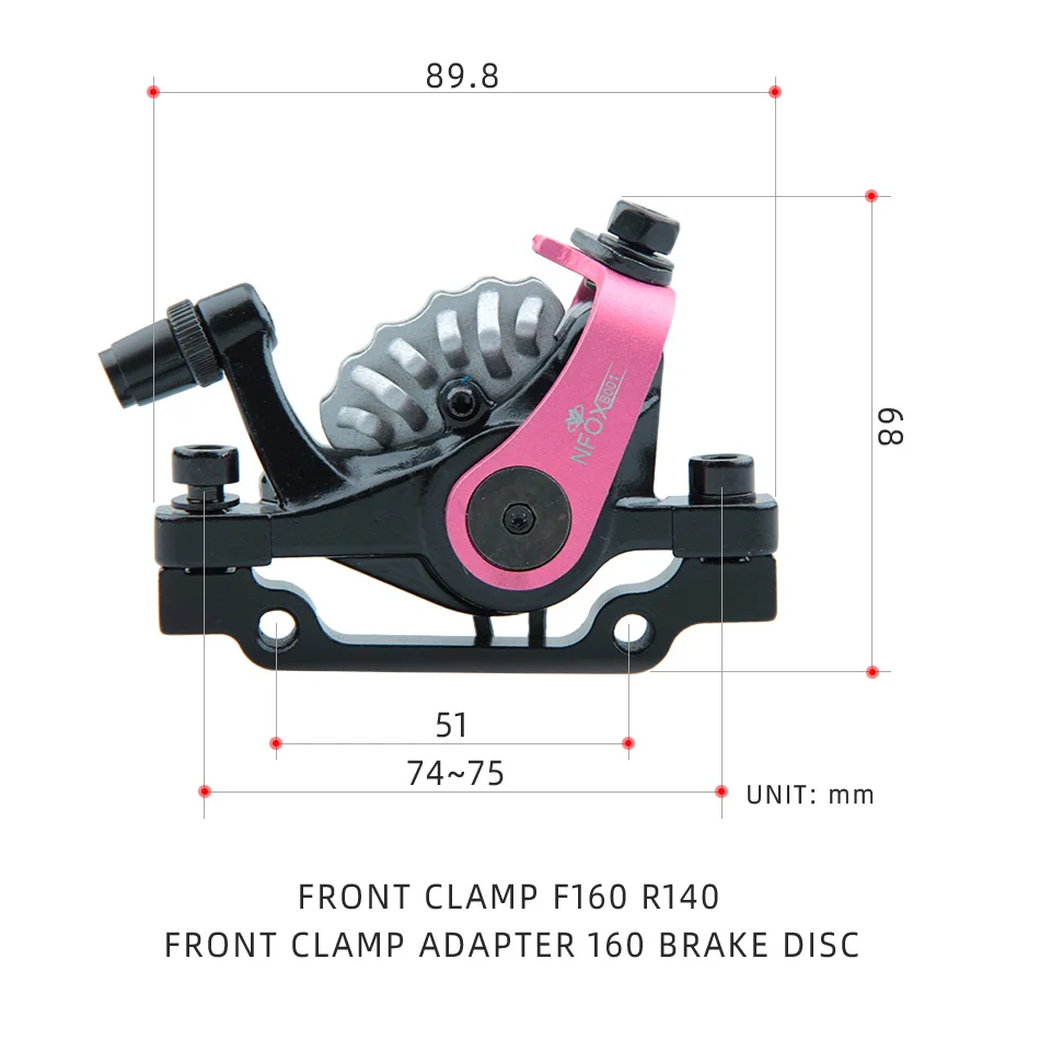 Freins à Disque Avant Gauche En Alliage D'aluminium Pour