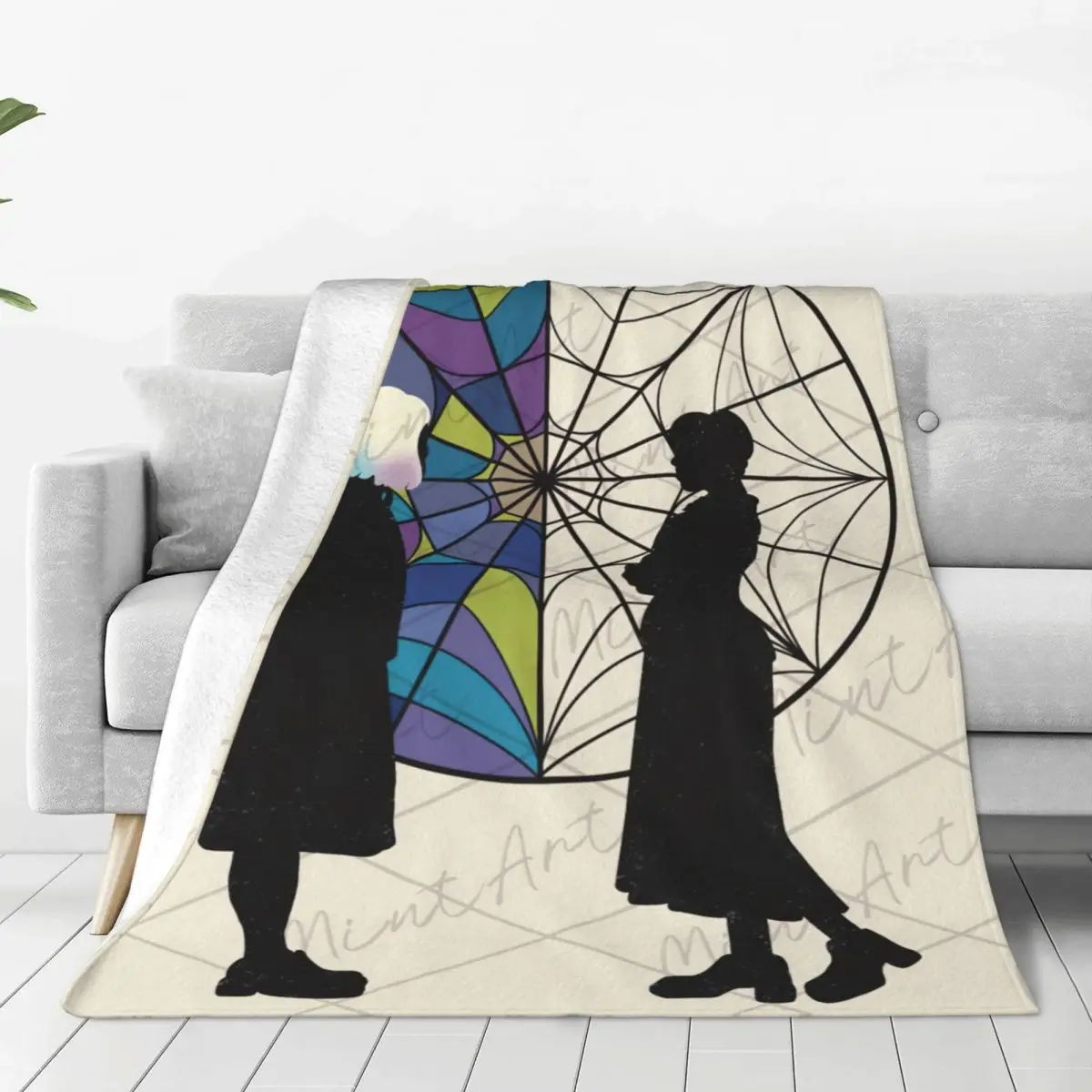 

Supernatural Tv Series Wednesday Blankets Flannel Textile Decor Addams Portable Thin Throw Blankets for Sofa Office Bedspreads