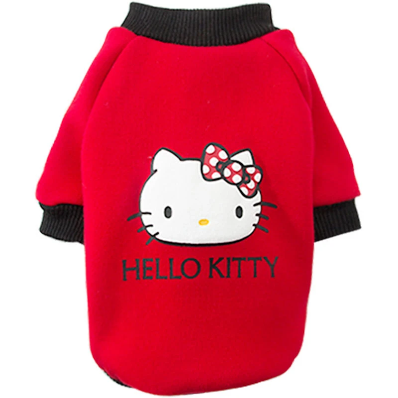 Hello Kitty Spring New Puppy Dog Two Feet Cute Cartoon Sweater Cat Pet