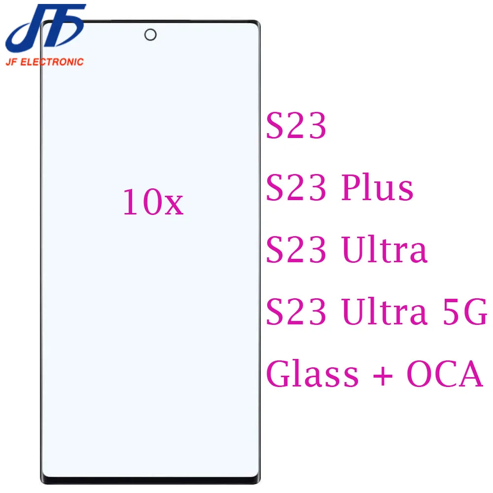 Jaytong - Reemplazo LCD Para Galaxy S23 Plus 5G S916 S916B Pantalla LCD Táctil Montaje (con Marco Negro