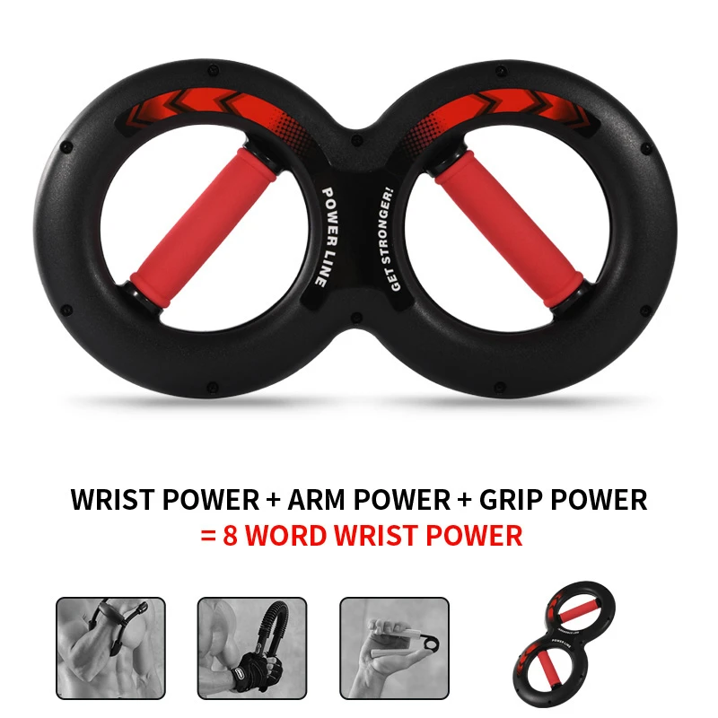 Chest Expander Power Wrist Device 5-30kg 8-Word Workout Muscle Fitness Sports Equipment Gym Forearm Strength Force Exerciser